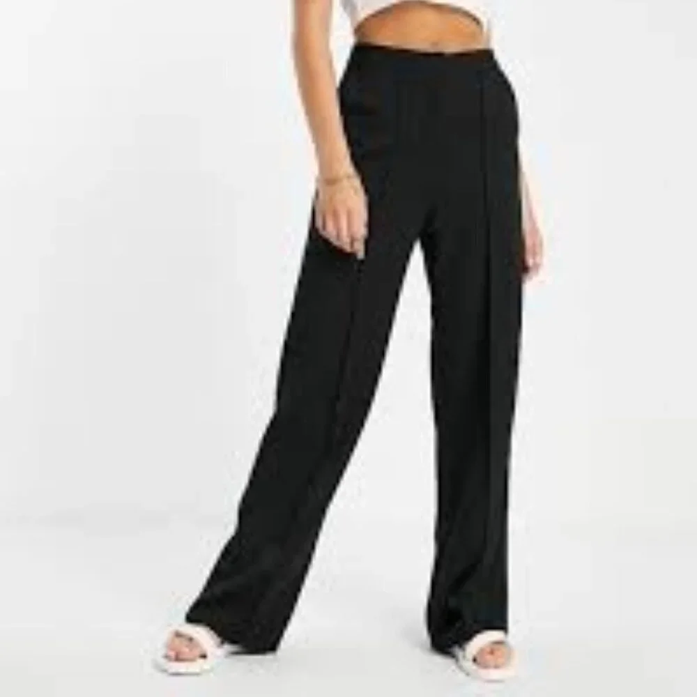 Topshop Black Pants Women Size 2